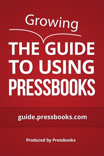 Cover image for Pressbooks User Guide
