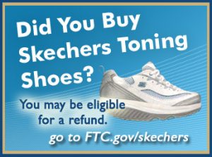 A Skechers refund ad: