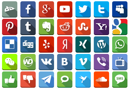 Social Networking app logos